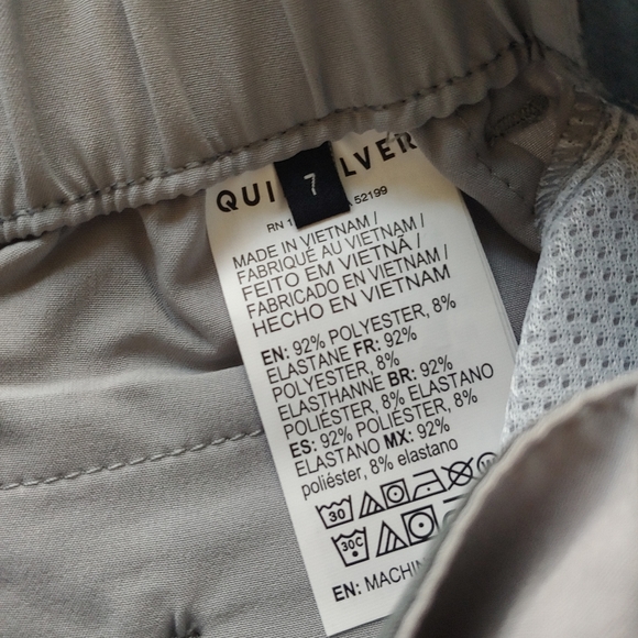 QUIKSILVER NEW boys Ocean Union Amphibian Shorts Sleet - Picture 8 of 9